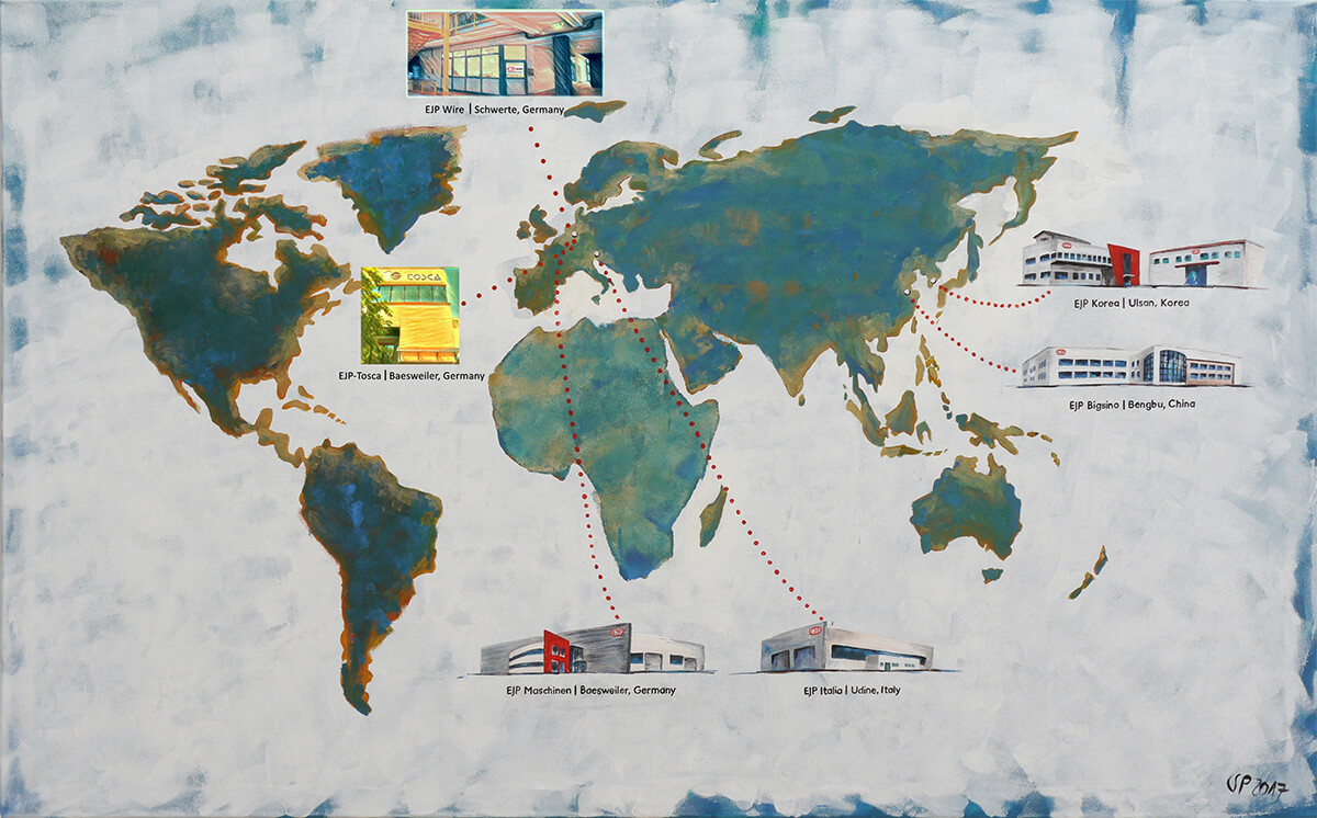 全球服務網絡地圖